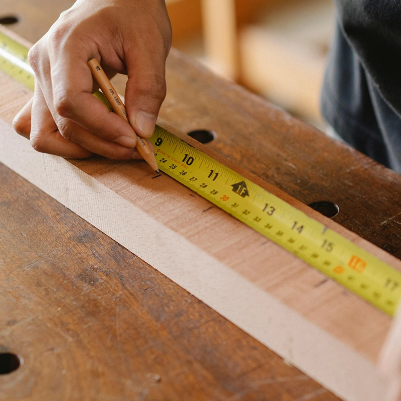 Prise de mesure pour fabrication sur-mesure