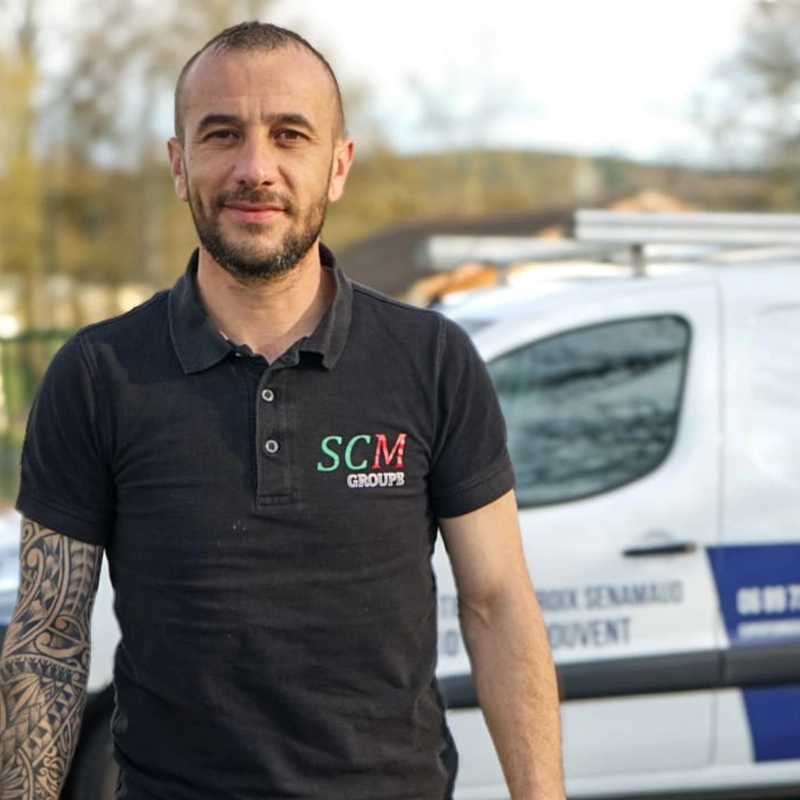 Maxime Tougnaud, chef technicien mètreur, SCM Haute-Vienne