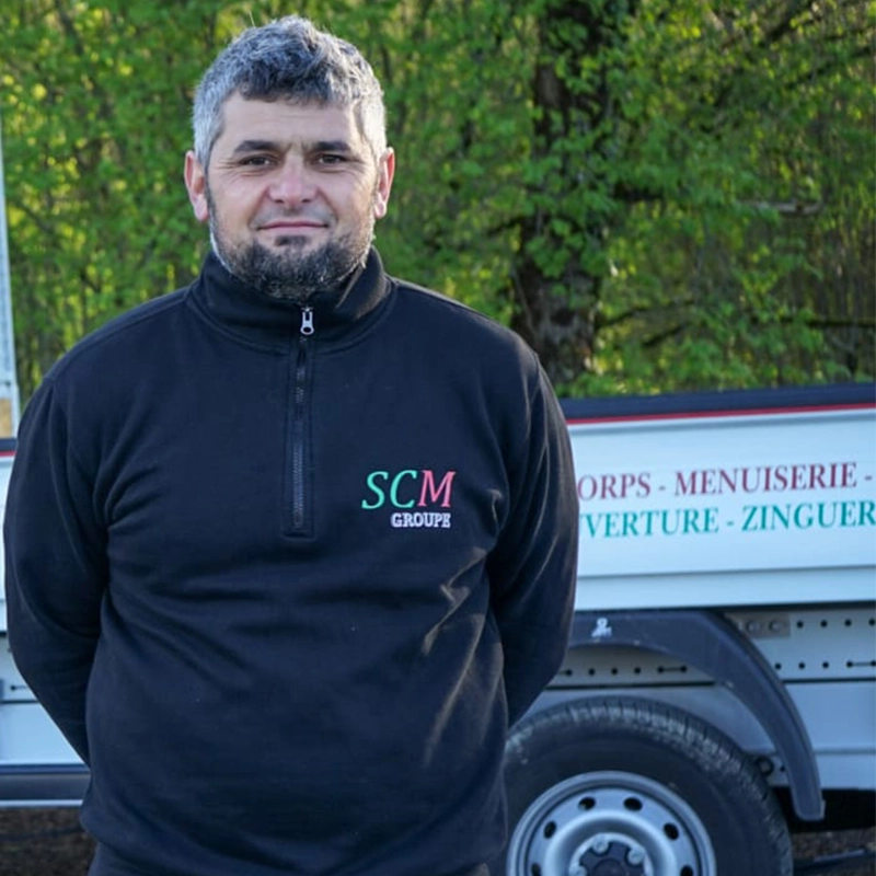Tony Mothais, responsable couverture charpente, SCM Haute-Vienne
